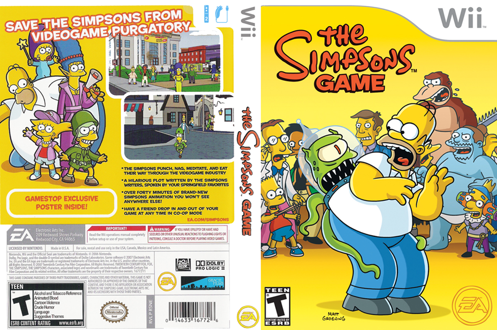 simpsons game ps2 iso